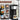 Set 2 Cani de Sticla cu Perete Dublu, Model COFFEE, Design Modern, Termorezistente, 200 ml, 12x8 cm, TENO1003