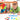 Jucarie Educativa si Interactiva 4in1, 234 Piese, Unelte Pentru Inginerie, Puzzle 3D/2D, Dezvoltare STEM, Montessori, Multicolor, TENO513