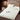 Husa de Pat cu Elastic, Catifea, Alb, J141120