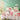 Lenjerie pat, 6 Piese, Bumbac Finet, Moldel Inflorat, Pink Bear, Roz/Alb, J14439