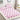 Husa Pat dublu cu Elastic, Bumbac Finet, Buline, Roz, J14460