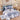 Pachet Promotional, Lenjerie de pat cu Elastic, Bumbac Finet, Pat Dublu, 6 Piese, Forme Geometrice, J14884-ELASTIC