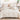 Lenjerie pat, Bumbac Fin, IN Grofat Latos, 6 Piese, Elegant, Crem, P23664-Elastic