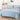 Lenjerie Pat Dublu cu Elastic, Material Pufos Cocolino, 4 Piese, Uni, Bleu, P23707-Elastic