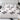 Lenjerie Pat Dublu, 4 Piese, Bumbac Satinat, Floricele, Alb/Negru, PT24341-ELASTIC