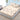 Husa Pat dublu cu Elastic, Bumbac Finet, Flori, Crem, C22195