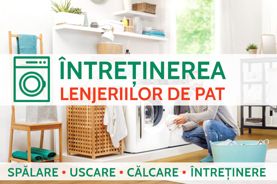 Cum spal si cum usuc lenjeriile de pat?