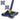 Mop Telescopic cu Cap in Forma de Stea, Rotire 360 Grade, Curatare Usoara, 2 Lavete Incluse, 123 cm, Albastru/Galben, TENO1153