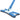 Mop Telescopic cu Cap in Forma de X, Rotire 360 Grade, 123 cm, Albastru Deschis, TENO1150