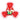 Jucarie Interactiva Fidget Spinner, Forma Vulpe, Margini de Silicon, 3 Laturi, Ventuza de Prindere, 1-3 ani, Rosu, TENO5