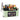 Organizator Multifunctional pentru Bucatarie cu 6 Compartimente Pentru Condimente, Tavita de Scurgere, Suport Tacamuri/Ustensile, TENO683