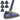 Mop Telescopic cu Cap Triunghiular, Rotire 360 Grade, 5 Lavete Incluse, 127 cm, Albastru/Galben, TENO464