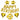 Set 27 Baloane, Litere, Pentru Petreceri/Aniversari/Evenimente, Confetti, Stelute, Inimioare, Model Happy Birthday, Auriu, TENO768