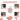 Set 14 Baloane, Confeti, Pentru Petreceri/Aniversari/Evenimente, Stea/Inima/Rotunde, 3 Culori, Latex, Rose Gold, TENO304