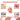 Set 25 Baloane, Pentru Petreceri/Aniversari/Evenimente, O Singura Dimensiune, Latex, Rose Gold, TENO773