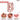 Set 9 Baloane, Litere, Pentru Petreceri/Aniversari/Evenimente, Model BRIDE TO BE, Rose Gold, TENO719