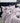 Lenjerie pat dublu cu Elastic, 6 PIESE, Bumbac Finet, Model Inflorat, Lila, J244065-ELASTIC