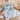Lenjerie pat dublu cu Elastic, 6 PIESE, Bumbac Finet, Tribal, Alb/Turcoaz, J244070-ELASTIC