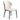 Scaun dining tapitat alb 88B, imitație piele, picioare metalice negre, design modern, 88B