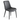 Scaun dining tapitat gri CY499-2, imitație piele, picioare metalice, design modern, CY499-2
