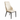 Scaun dining tapitat crem model 319-1, imitație piele, picioare metalice negre, design modern, 319-1