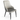 Scaun dining tapitat gri, imitație piele, picioare metalice negre, design premium, 831-1