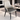 Scaun dining tapitat gri, imitație piele, picioare metalice negre, design premium, 831-1