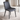 Scaun dining tapitat gri CY499-2, imitație piele, picioare metalice, design modern, CY499-2