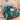 Lenjerie pat single 1 Persoana, 4 PIESE, Bumbac Finet, Fluturi, Verde, J23716