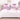 Lenjerie Pat Dublu Bumbac Satinat cu Elastic – Fluturi Roz-Lila pe Alb, 4 Piese, 180×200, PT1035-Elastic