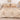 Lenjerie Pat Dublu Bumbac Satinat cu Elastic – Floral Bej Vintage, 4 Piese, 180×200, PT1036-Elastic
