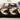 Pachet Promotional, Lenjerie Pat Dublu, 4 Piese, Bumbac Satinat, Pene, Negru/Gri, PT1072-Elastic