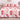 Lenjerie Pat Dublu Bumbac Satinat cu Elastic – Clemantis, Roz Intens/Alb, 4 Piese, 180×200, PT1047-Elastic