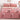 Lenjerie Pat Dublu Bumbac Satinat cu Elastic – Florală, Roz Pudrat cu Ivoire, 4 Piese, 180×200, PT1054-Elastic
