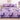 Lenjerie Pat Dublu Bumbac Satinat cu Elastic – Fluturi, Mov Lavandă cu Alb Perlat, 4 Piese, 180×200, PT1057-Elastic