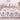 Lenjerie Pat Dublu Bumbac Satinat cu Elastic – Magnolie, Alb/Crem, 4 Piese, 180×200, PT1063-Elastic