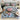 Lenjerie pat dublu, 6 PIESE, 5D, Bumbac Finet, Floricele, Multicolor, J1244