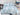 Lenjerie Pat Dublu, 4 Piese, Bumbac Satinat, Frunze, Bleu-Alb, PT24048-Elastic
