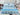 Lenjerie Pat Dublu, 4 Piese, Bumbac Satinat, Valuri, Bleu-Albastru, PT24001