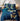 Lenjerie cu ELASTIC, Pat 1 Persoana, 4 Piese, Bumbac Finet, Fluturi, Bleumarin, J14645-ELASTIC
