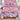 Lenjerie Bumbac Finet 6 Piese – Model Fluturi Multicolor, Roz, R60-618