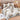 Lenjerie Bumbac Finet cu Elastic, 6 Piese, Abstract, Alb/Maro/Gold, T337
