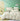 Lenjerie pat single 1 Persoana, 4 PIESE, Bumbac Finet, Leu, Alb/Verde, J14396