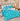 Lenjerie de pat cu Elastic, Bumbac Finet, Pat Dublu, 6 Piese, Buline, Bleu/Alb, J14432-ELASTIC