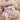 Lenjerie de pat dublu cu Elastic, Finet, 6 Piese, Floriele, Alb/Maro, J14602-ELASTIC