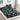Husa Pat dublu cu elastic, Bumbac Finet, 180x200, Flori, Auriu/Bleumarin, J14778