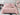Lenjerie pat, Bumbac Neted Fin, Broderie, 6 Piese, Uni, Roz, P23685-Elastic