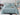Lenjerie pat, Bumbac Neted Fin, Broderie, 6 Piese, Uni, Turcoaz, P23686-Elastic