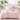 Lenjerie pat, Bumbac Neted Fin, Broderie, 6 Piese, Uni, Roz, P23686-Elastic