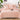 Lenjerie pat, Bumbac Fin, Broderie Si Dantela, 6 Piese, Elegant, Roz Pudra, P23697-Elastic